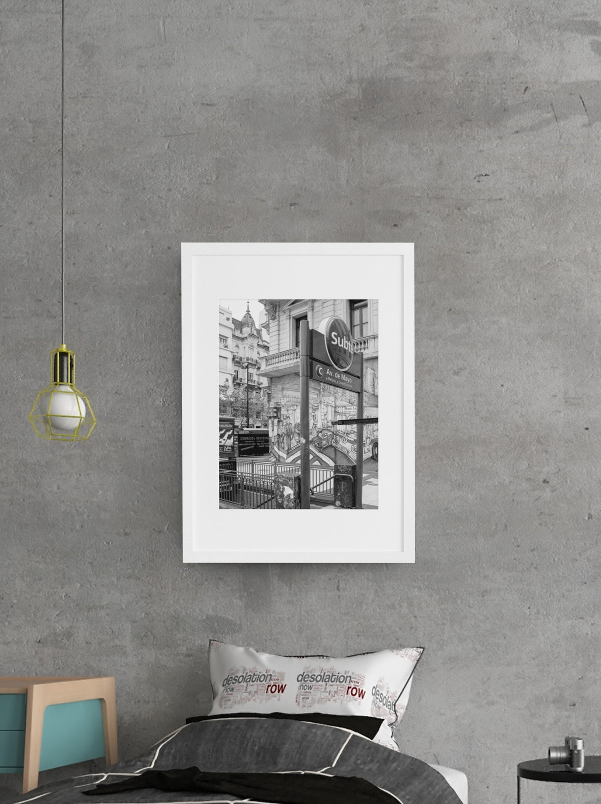 City Subway Art Print Buenos Aires Argentina Photography