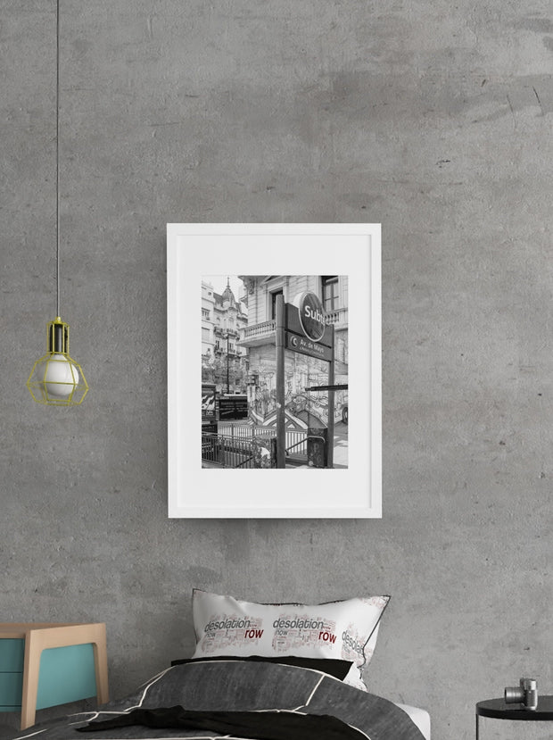 City Subway Art Print Buenos Aires Argentina Photography