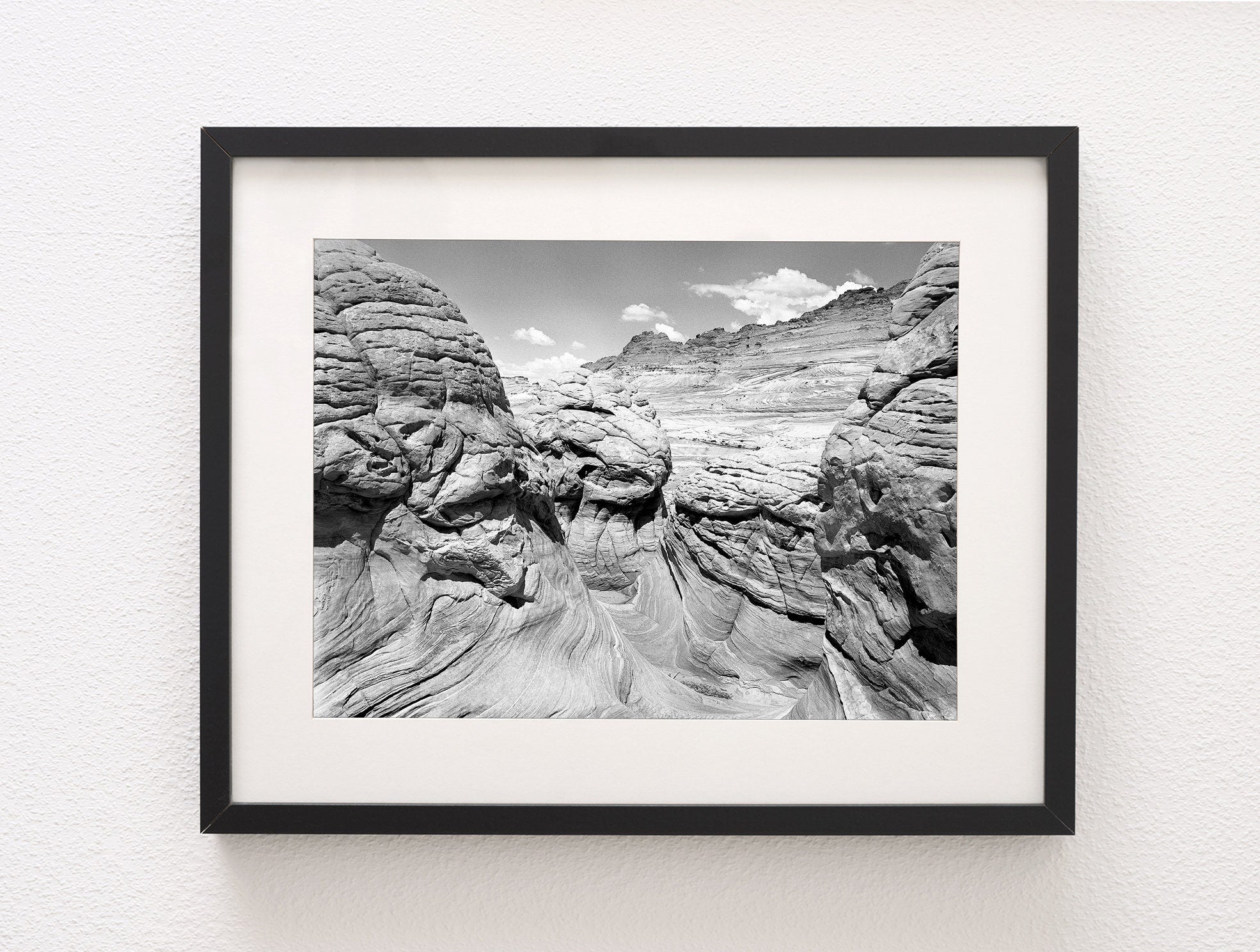 Black and White Desert Photography Film Photo The Wave