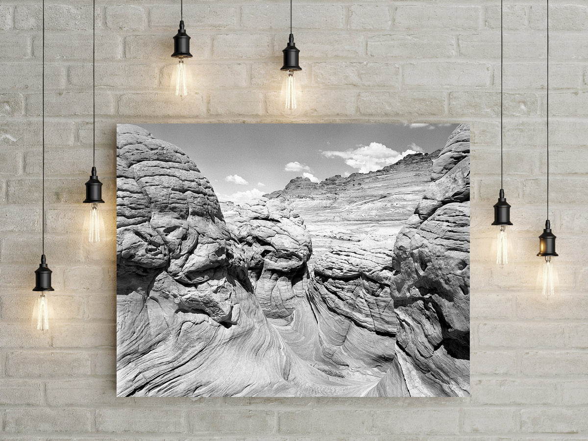 Black and White Desert Photography Film Photo The Wave