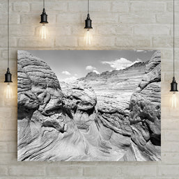 Black and White Desert Photography Film Photo The Wave
