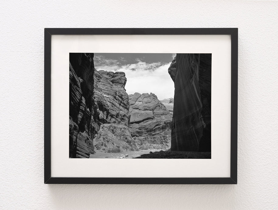 Utah Buckskin Gulch Photo Print Black and White Film