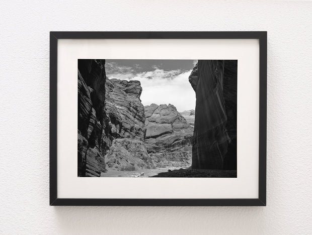 Utah Buckskin Gulch Photo Print Black and White Film