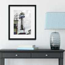 Portland Oregon History Hung Far Low Vintage Sign Art Print