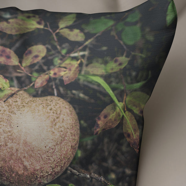 Autumn Mushroom Throw Pillow Cover Woodland Forest Case -