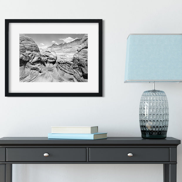 Black and White Desert Photography Film Photo The Wave