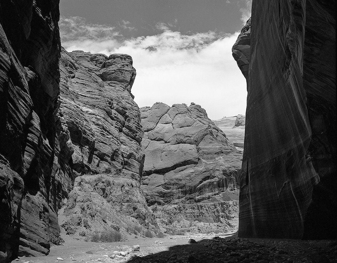 Utah Buckskin Gulch Photo Print Black and White Film