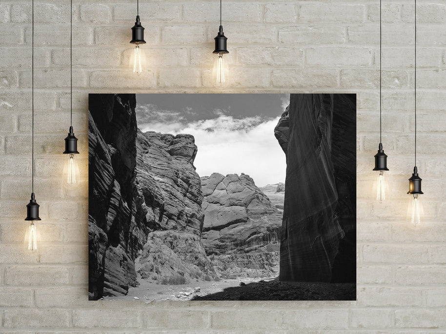 Utah Buckskin Gulch Photo Print Black and White Film