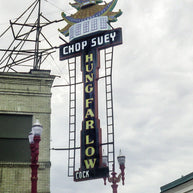 Portland Oregon History Hung Far Low Vintage Sign Art Print