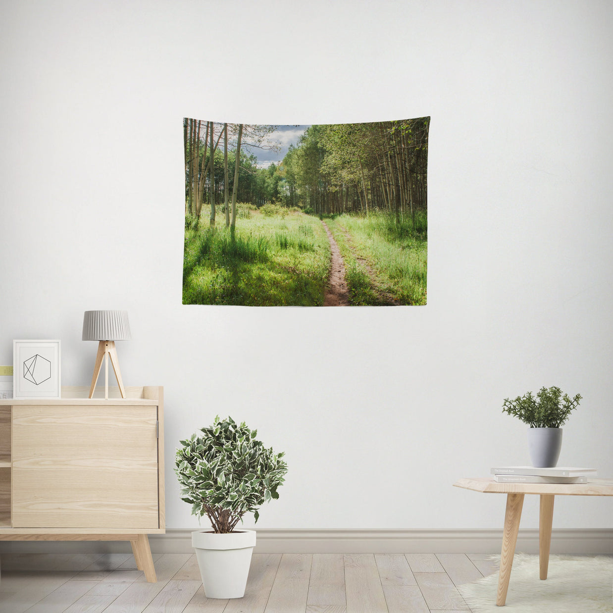 Summer in the Aspens Wall Tapestry Utah Nature Decor -