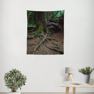 Northwest Forest Tree Roots Wall Tapestry - Decorative