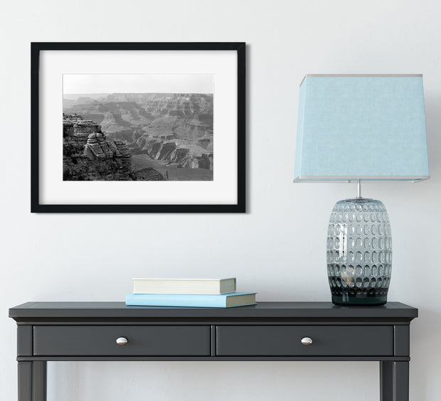 Grand Canyon Photo Print Black and White Film Photography