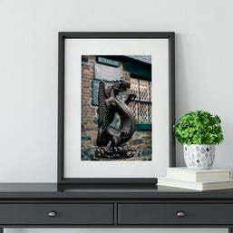 Welsh Dragon Photo Print Wales Decor Y Ddraig Goch The Red -
