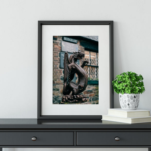 Welsh Dragon Photo Print Wales Decor Y Ddraig Goch The Red -