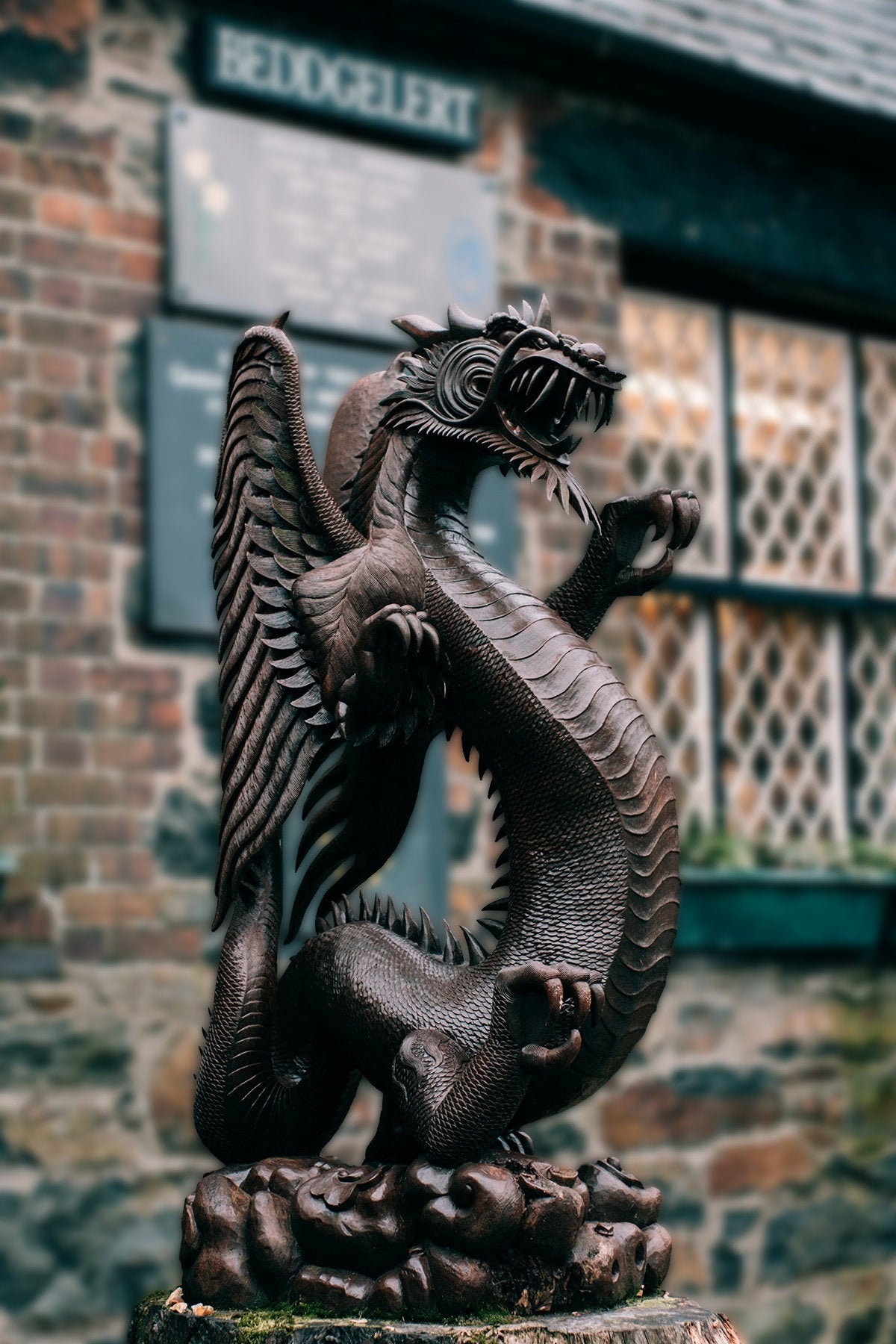 Welsh Dragon Photo Print Wales Decor Y Ddraig Goch The Red -