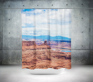 Canyonlands Desert Shower Curtain 71x74 inch Southwest Decor