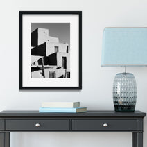 New Mexico Taos Pueblo Photo Print Southwest Black and White