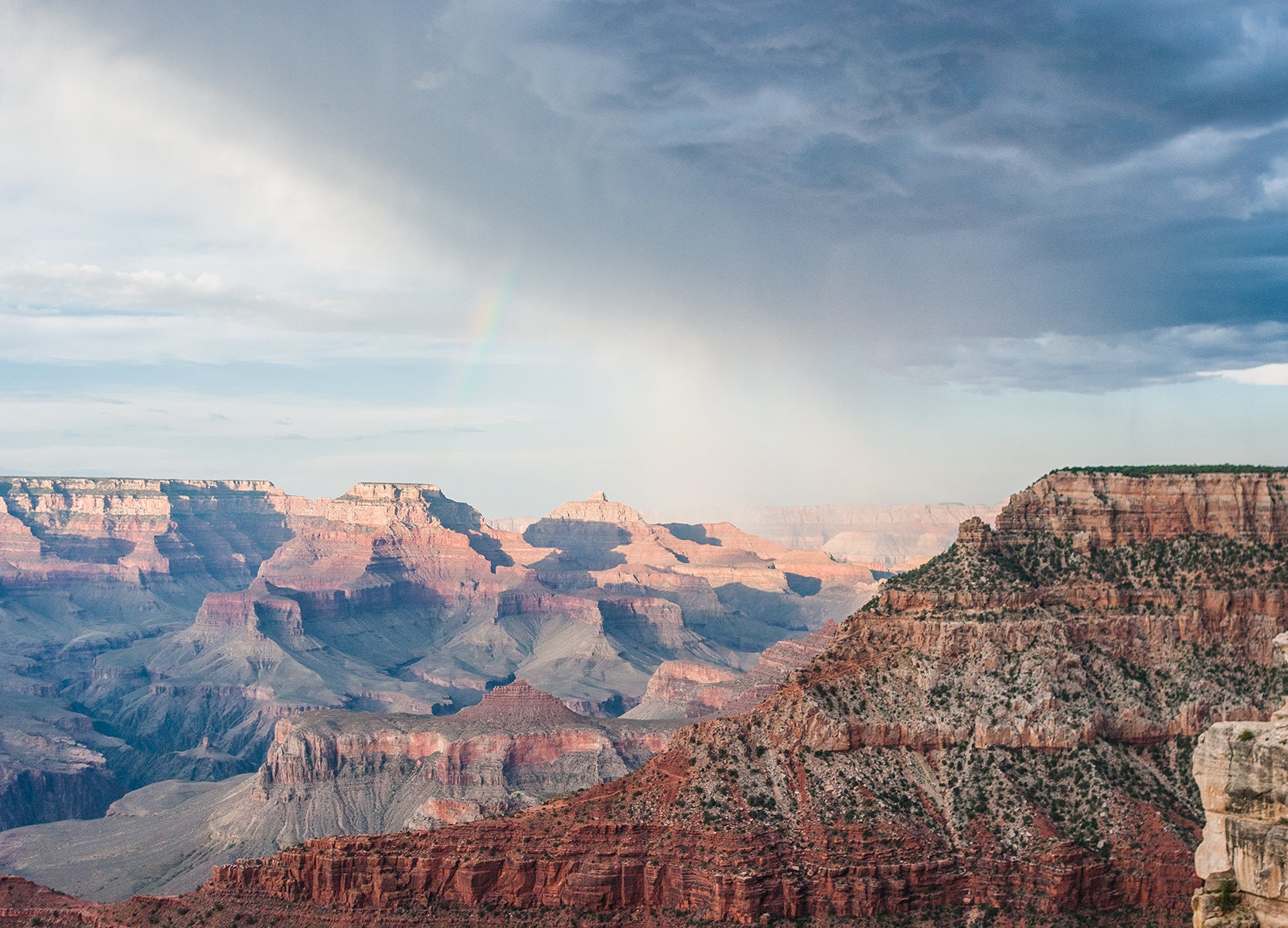 Stormy Grand Canyon Wall Art Print Arizona Landscape
