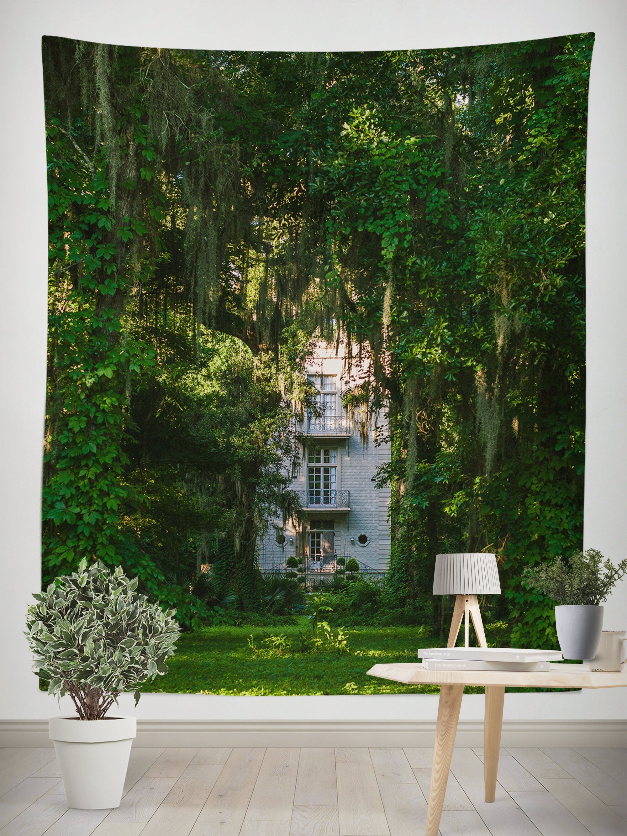 Mystery House Wall Tapestry Louisiana Decor - Decorative