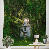 Mystery House Wall Tapestry Louisiana Decor - Decorative