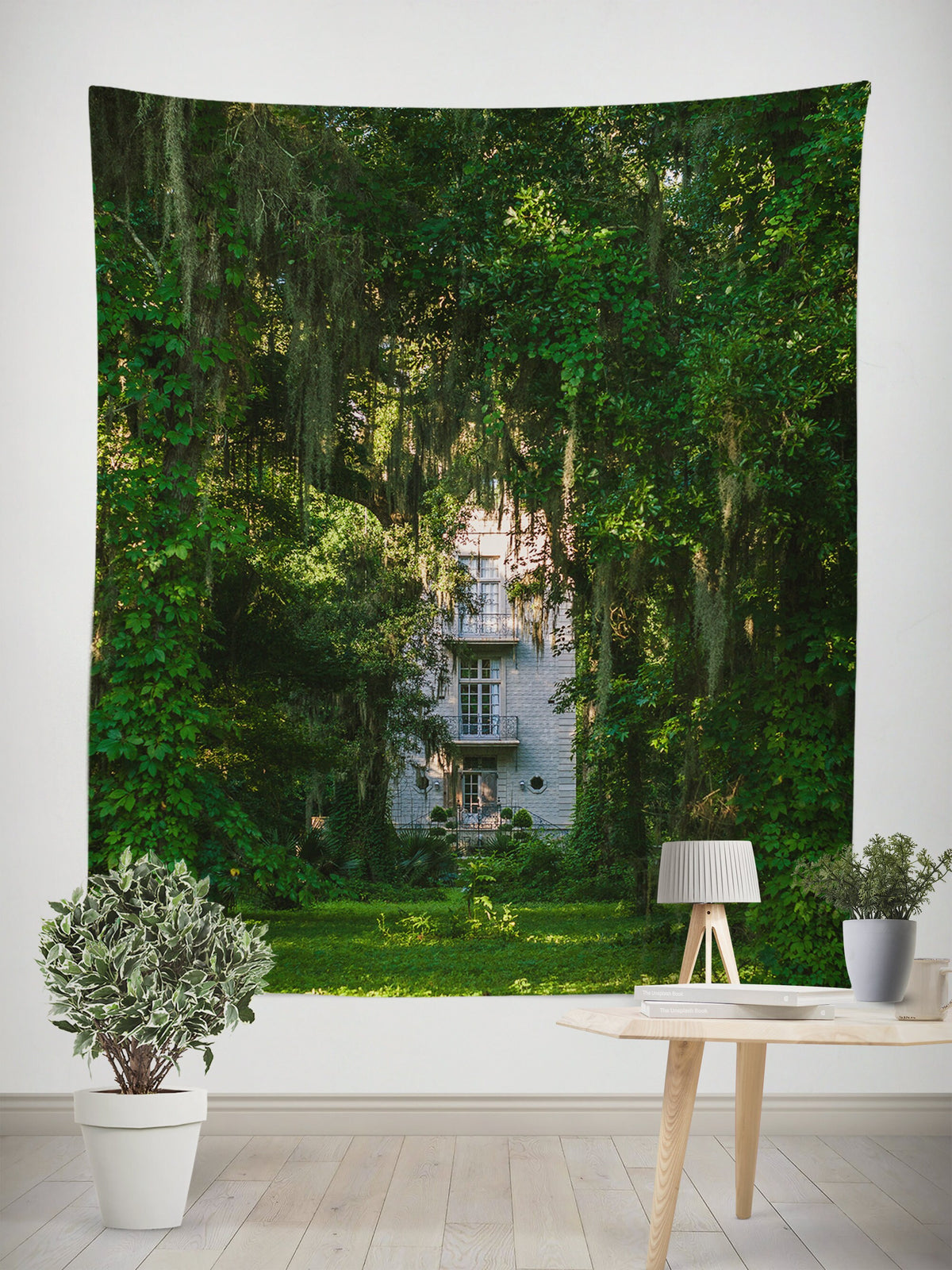 Mystery House Wall Tapestry Louisiana Decor - Decorative