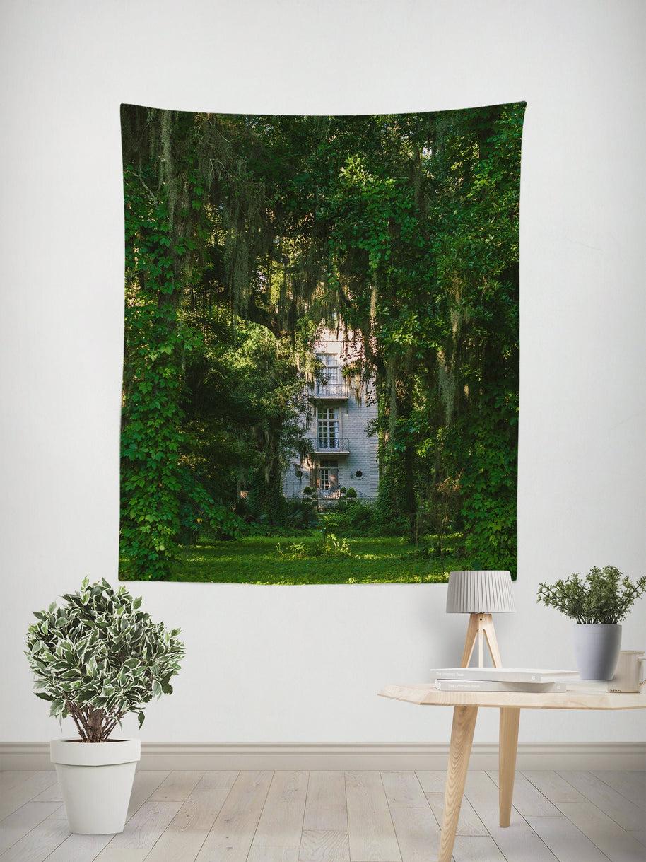 Mystery House Wall Tapestry Louisiana Decor - Decorative