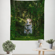 Mystery House Wall Tapestry Louisiana Decor - Decorative