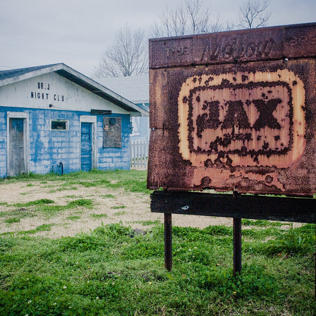 Dr J Night Club Louisiana Photography Jax Beer Sign Vintage