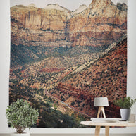 Road to Zion Wall Tapestry Southwest Decor - Decorative