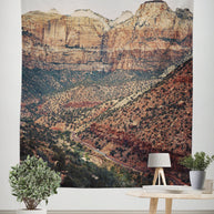 Road to Zion Wall Tapestry Southwest Decor - Decorative