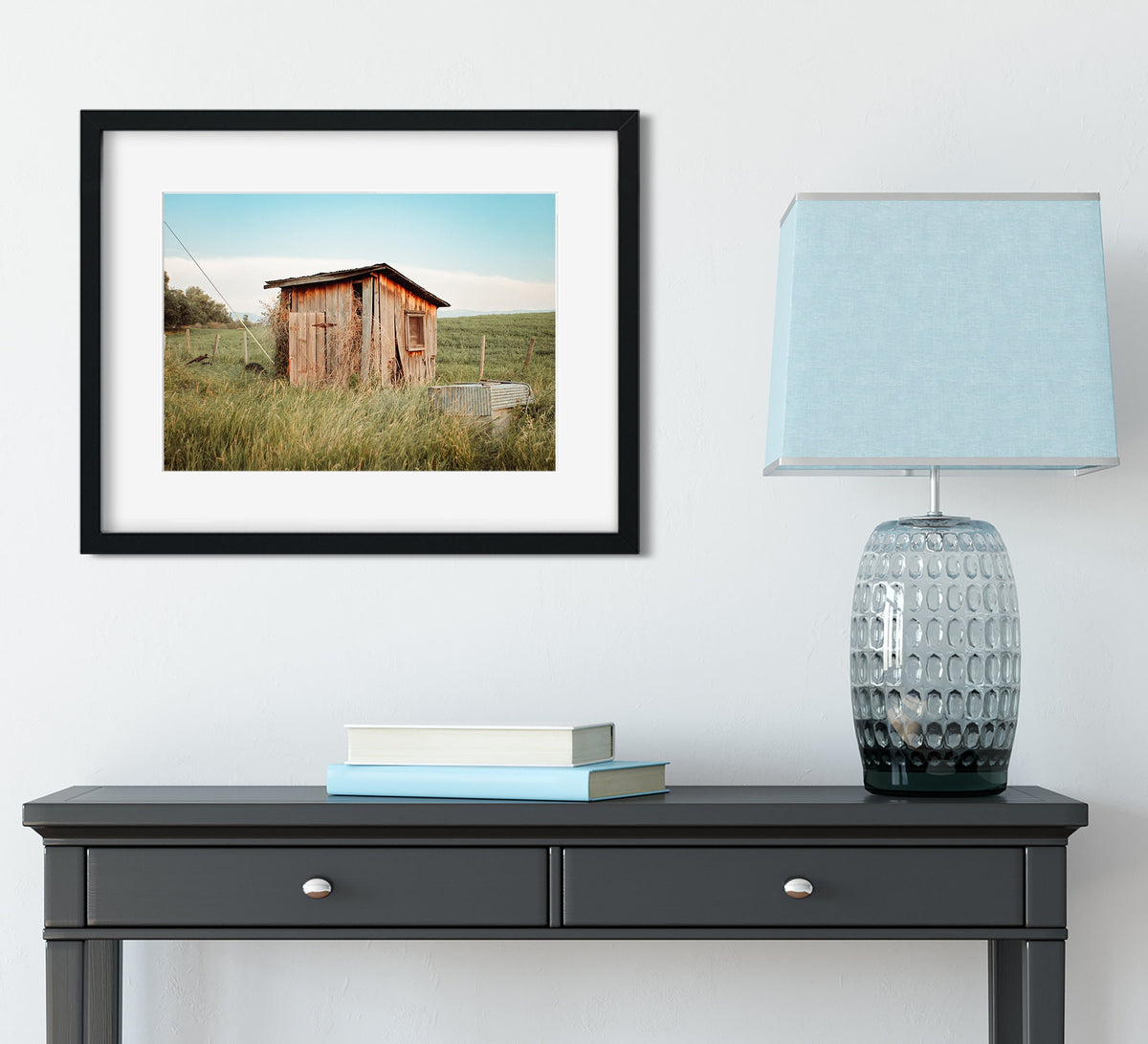 Montana Pumphouse Photo Print Farm Wall Art - Photography