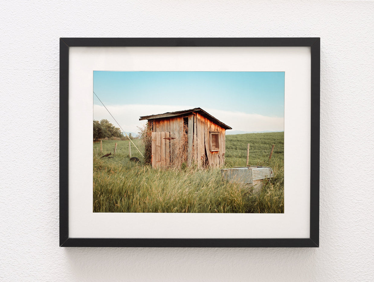 Montana Pumphouse Photo Print Farm Wall Art - Photography
