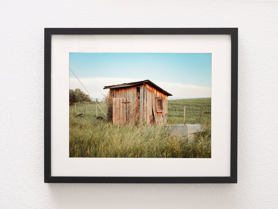 Montana Pumphouse Photo Print Farm Wall Art - Photography