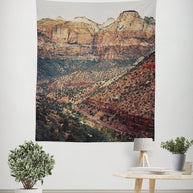 Road to Zion Wall Tapestry Southwest Decor - Decorative