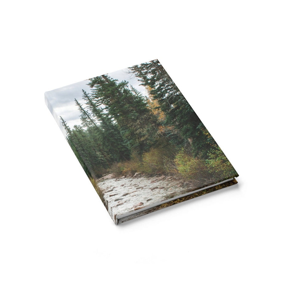 Autumn River Notebook - Spiral or Hard Cover Ruled Line -
