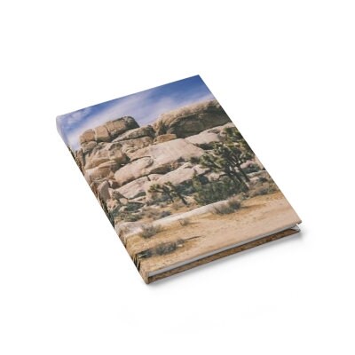 Joshua Tree Notebook - Spiral or Hard Cover Ruled Line -