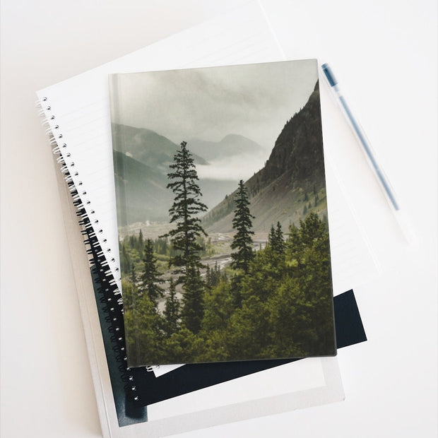 Foggy Mountain Valley Notebook - Spiral or Hard Cover Ruled