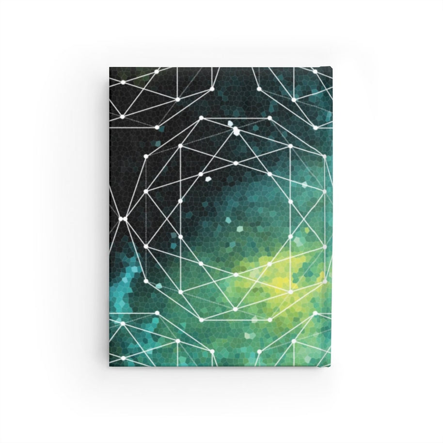 Outer Space Notebook - Hard Cover Ruled line or Blank