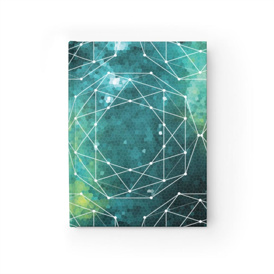 Outer Space Notebook - Hard Cover Ruled line or Blank