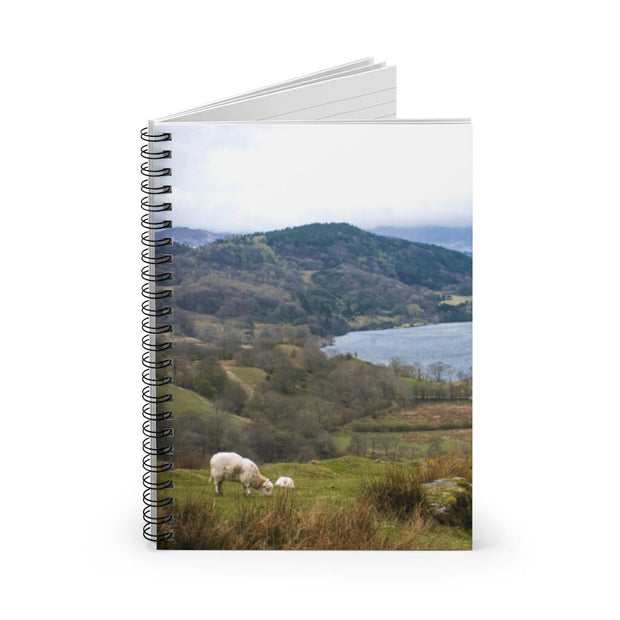 Country Scene Notebook - Spiral or Hard Cover Ruled Line -
