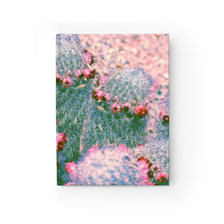 Cactus Family Notebook - Spiral or Hard Cover Ruled Line -