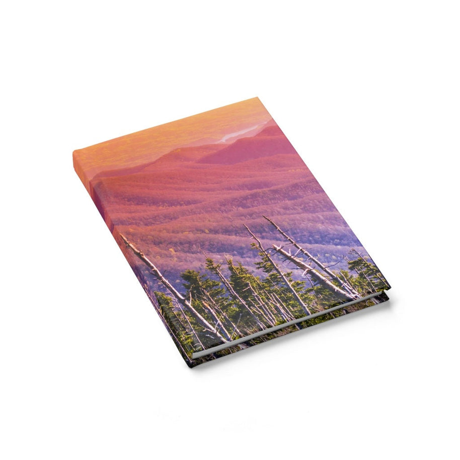 Rainbow Forest Notebook - Spiral or Hard Cover Ruled Line -