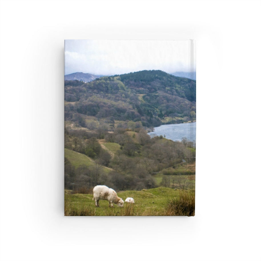 Country Scene Notebook - Spiral or Hard Cover Ruled Line -