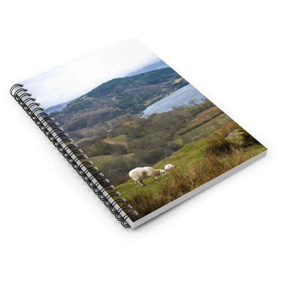 Country Scene Notebook - Spiral or Hard Cover Ruled Line -