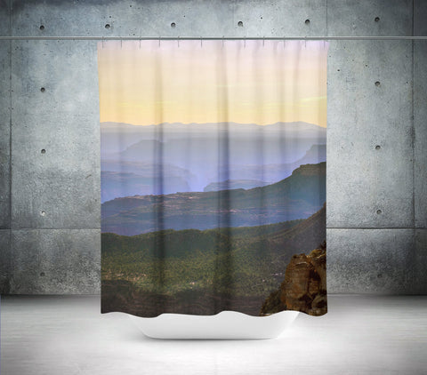 Southwest Shower Curtain 71x74 inch - Grand Canyon View
