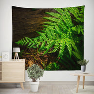 Green Fern Nature Tapestry - Decorative Tapestries