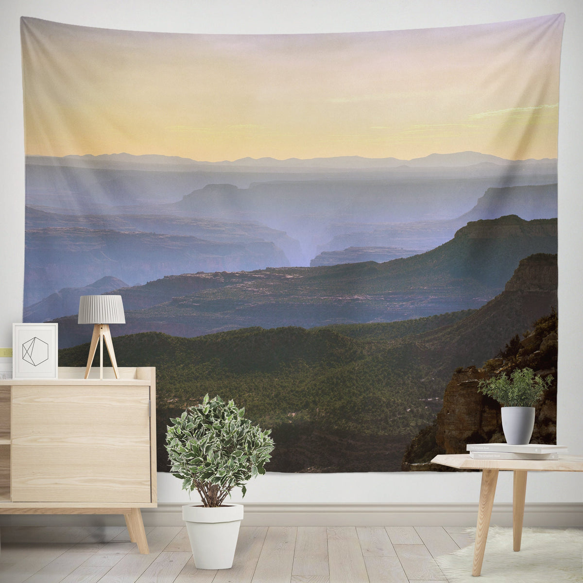 Grand Canyon Sunset Southwest Tapestry - Decorative
