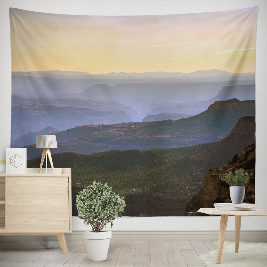 Grand Canyon Sunset Southwest Tapestry - Decorative