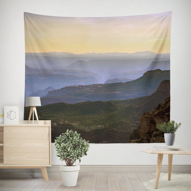 Grand Canyon Sunset Southwest Tapestry - Decorative