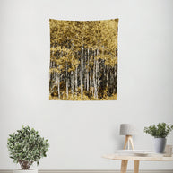 Autumn Aspen Forest Wall Tapestry - Decorative Tapestries